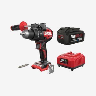 Дрель-шуруповерт аккумуляторная безщеточная ударная, SKIL 3085 CA XP + аккумулятор 5 Ah + зарядное устройство CD1E3085CA+BR1E3105AA+CR1E3122AA 11070100603 промо-комплект CD1E3085CA+BR1E3105AA+CR1E3122AA фото