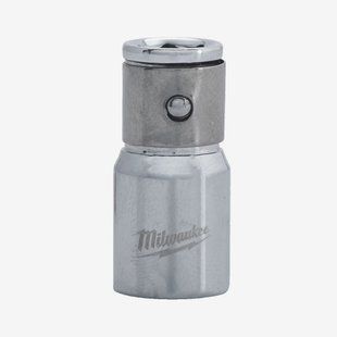 Перехідник хромований з 1/4'' на 1/4'' HEX MILWAUKEE 4932493961 фото