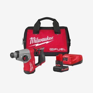 Перфоратор акумуляторний безщітковий SDS-PLUS MILWAUKEE M12 FHAC16-501BRF (1,15Дж) (+зарядний пристрій M12-18 FC, акумулятор 5Ач, сумка) 4933500781 фото