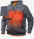 Куртка (толстовка) с электроподогревом аккумуляторная MILWAUKEE, M12 HH GREY3-0 (XXL), серая 4933464356 фото 2