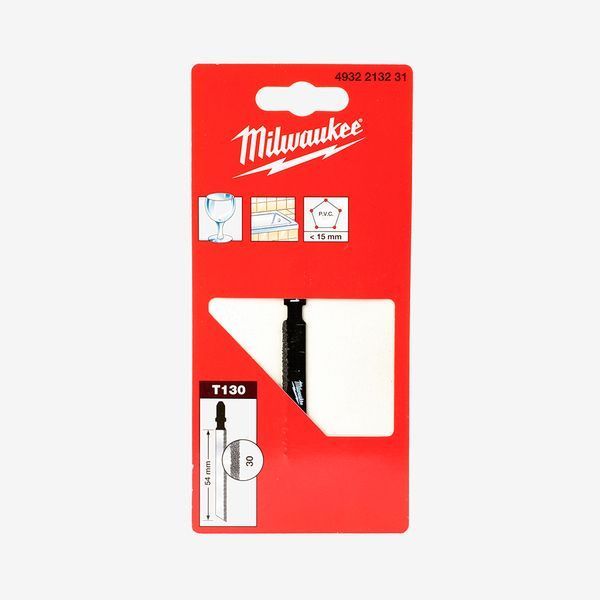 Полотно для лобзика T130 MILWAUKEE, 54мм, зерно30 4932213231 фото