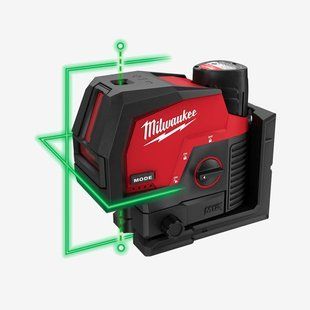 Нивелир лазерный линейно-точечный аккумуляторный MILWAUKEE, M12 CLLP-0C 4933478101 фото