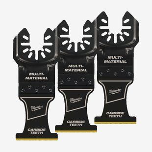 Полотно для мультитула Bi-Metal Carbide OPEN-LOK&trade; MILWAUKEE, 35х38мм, (3шт), (мультиматериал) 48851523 фото