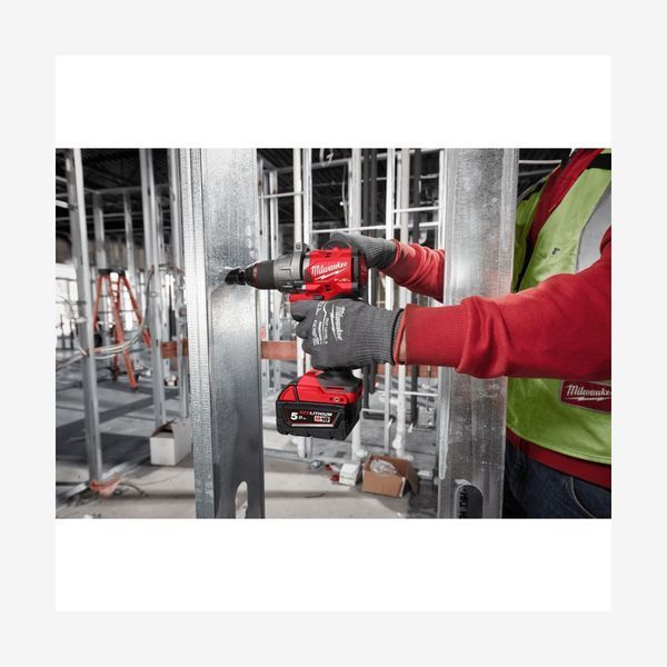 Дриль-шурупокрут з ударом акумуляторний MILWAUKEE, M18 FPD3MC-502X, 158Нм, (ЗП+2акум.Х5Аг+HDкейс)+M18 ALIS-0+жилетка 4933499451 фото