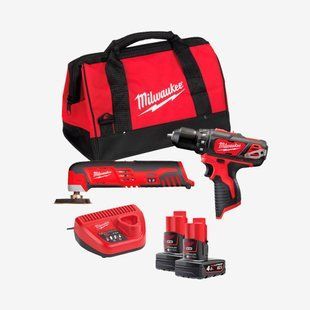 Набор инструментов аккумуляторных MILWAUKEE, M12 BPP2D-402B 4933441250 фото