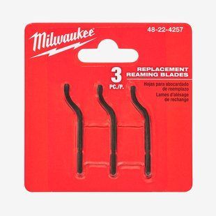 Леза змінні для зняття стружки та облою MILWAUKEE, (3шт) 48224257 фото