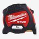 Рулетка магнитная метрична MILWAUKEE STUD, 5м (33мм) 4932471626 фото 1