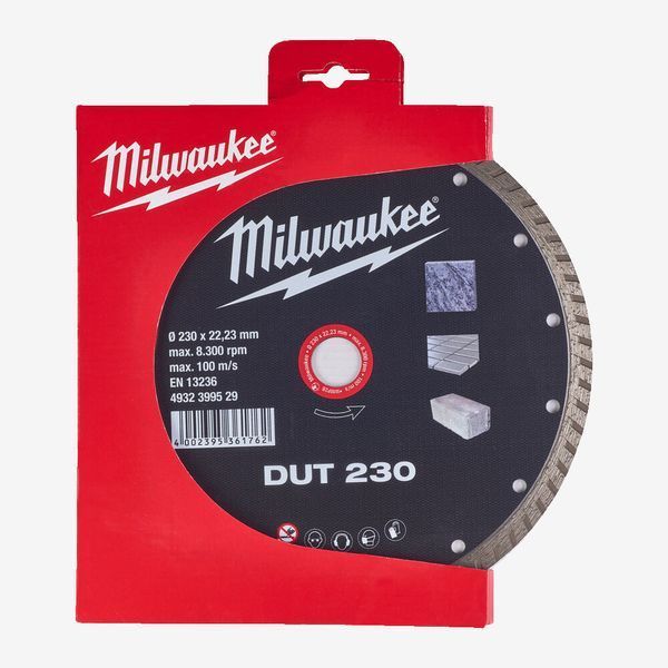 Диск алмазный MILWAUKEE DUT 230, &Oslash;230мм 4932399529 фото