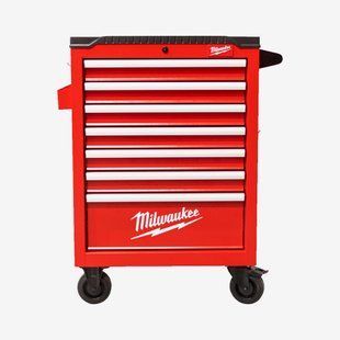 Шкаф металлический на колесах с 7 отсеками MILWAUKEE, SRC27/7-1, для хранения инструментов, 69см 4932498252 фото