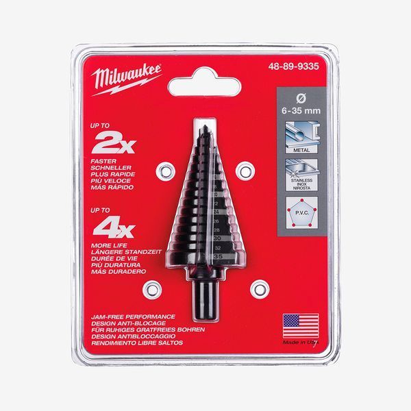 Свердло cтупінчасте Step Drill MILWAUKEE, &Oslash;6-35мм / 2мм 48899335 фото