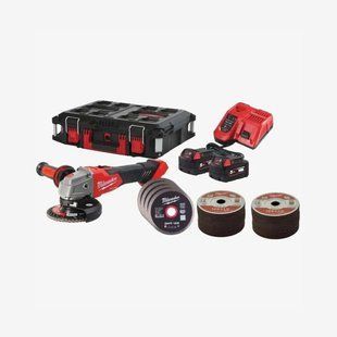 Шліфмашина кутова акумуляторна MILWAUKEE, M18 FUEL FSAG125XB100P-502P 4933498241 фото