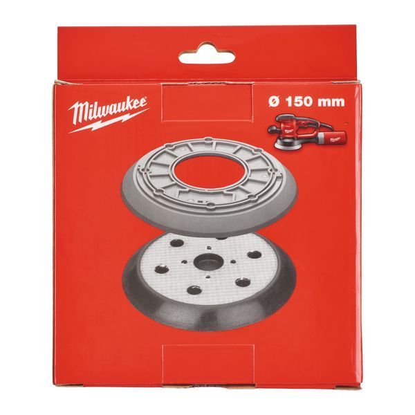 Подошва шлифовочная MILWAUKEE, для ROS150, &Oslash;150мм, 6 отв. 4932430145 фото