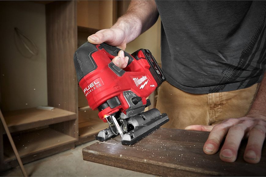 Лобзик аккумуляторный MILWAUKEE, M18 FJS-0X (HD кейс) (+акк., M18 B5 (5Aч)) 4933464726/B5 фото
