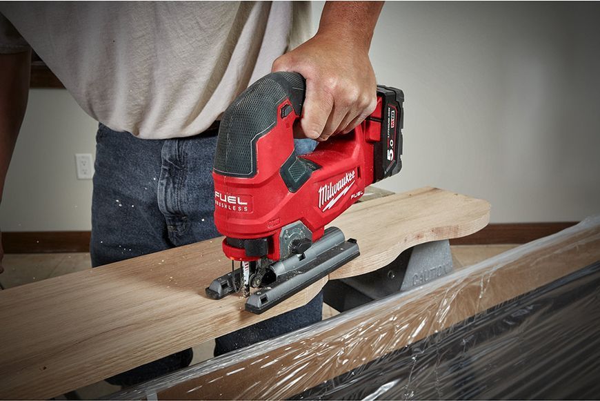 Лобзик аккумуляторный MILWAUKEE, M18 FJS-0X (HD кейс) (+акк., M18 B5 (5Aч)) 4933464726/B5 фото