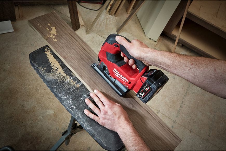 Лобзик аккумуляторный MILWAUKEE, M18 FJS-0X (HD кейс) (+акк., M18 B5 (5Aч)) 4933464726/B5 фото