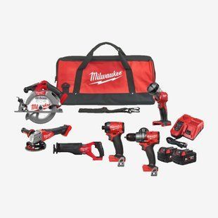 Набір інстр.акум. MILWAUKEE, M18 FPP6G3-502B (FPD3,FID3,CCS55,FSZ,FSAG125X,TLED,ЗП,2ак.Х5Аг,сумка) 4933498658 фото