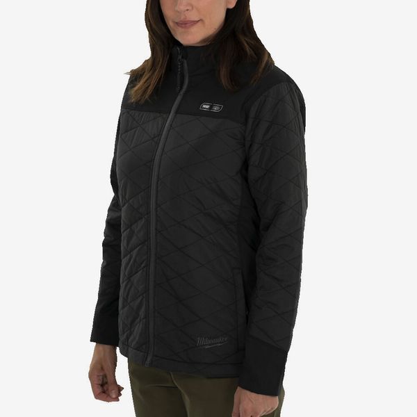 Куртка с електроподогревом аккум. женская MILWAUKEE S12 HJP LADIES-0 (S), чернаяя 4933464340 фото