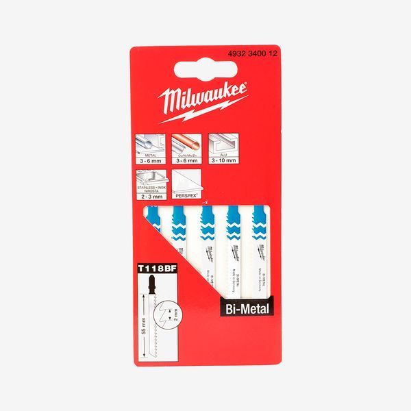 Полотна для лобзика T118BF Bi-Metal MILWAUKEE MILWAUKEE, 55/2,0мм, (5шт) 4932340012 фото