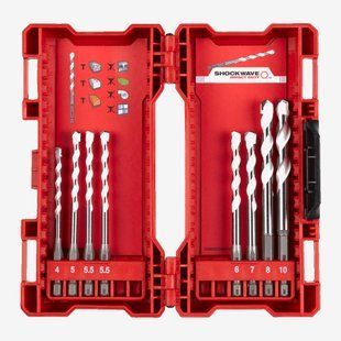 Універсальні свердла Multi Material Shockwave діам. 4 - 10 мм Milwaukee 4932471113, хвостовик 1/4 дю 4932471113 фото