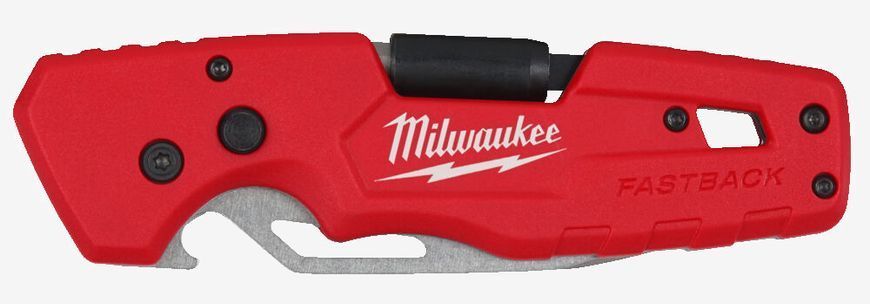 Ніж викидний FASTBACK MILWAUKEE, 5 в 1 (з бітою) 4932492454 фото