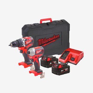 Набор инструментов аккумуляторных MILWAUKEE, M18 CBLPP2B-502C 4933464718 фото