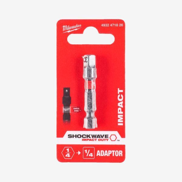 Переходник ShW MILWAUKEE з 1/4''HEX на 1/4'' квадратный хвостовик 4932471826 фото