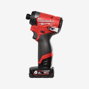 Гвинтокрут акумуляторний 1/4'' HEX MILWAUKEE, M12 FID2-602X, 170Нм (+зар.пр., 2 акум.Х 6Аг, HDкейс) 4933479878 фото